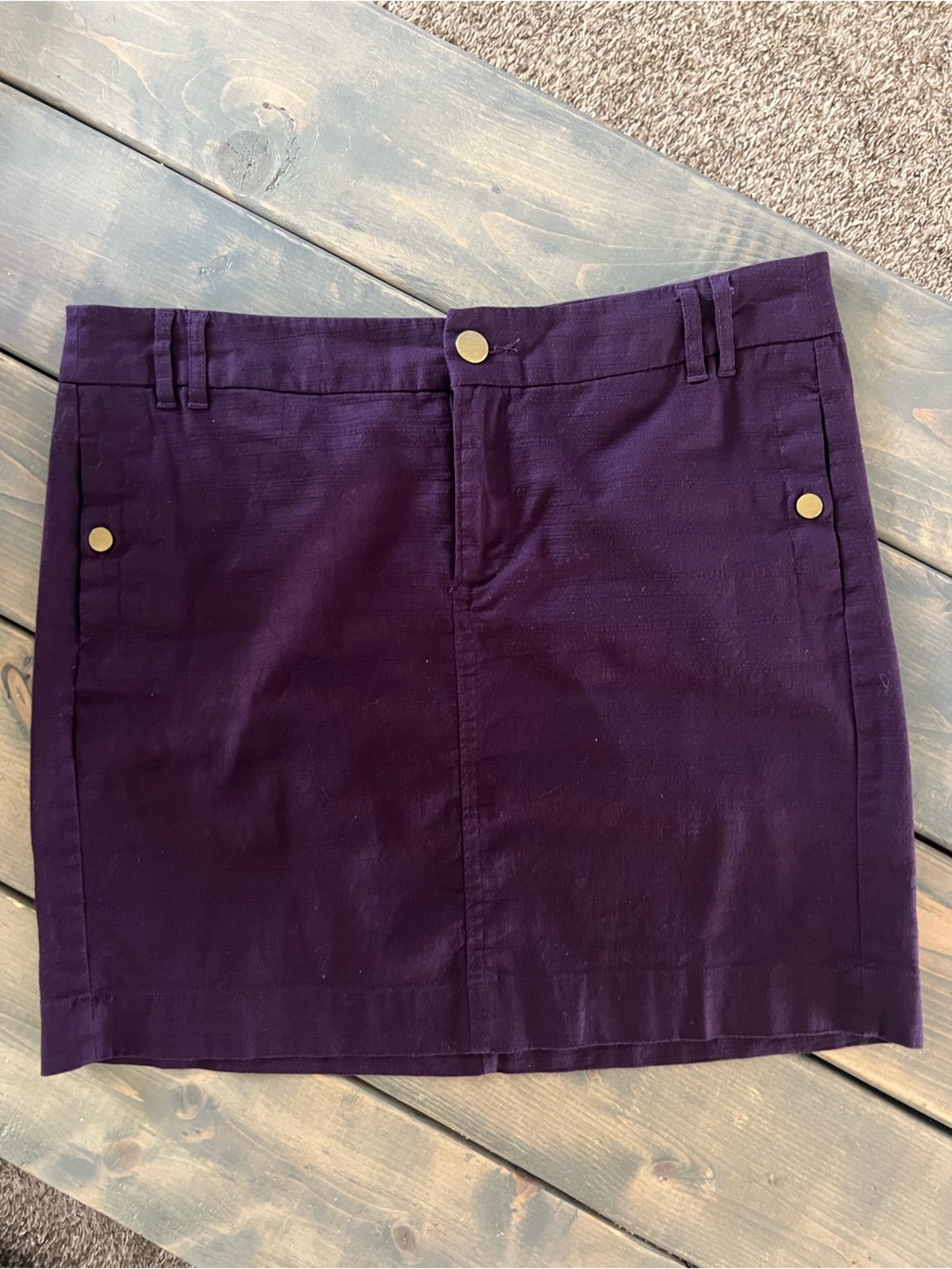 NWOT GAP Purple Mini Skirt